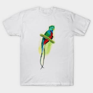 Hand Painted Watercolor Quetzal T-Shirt